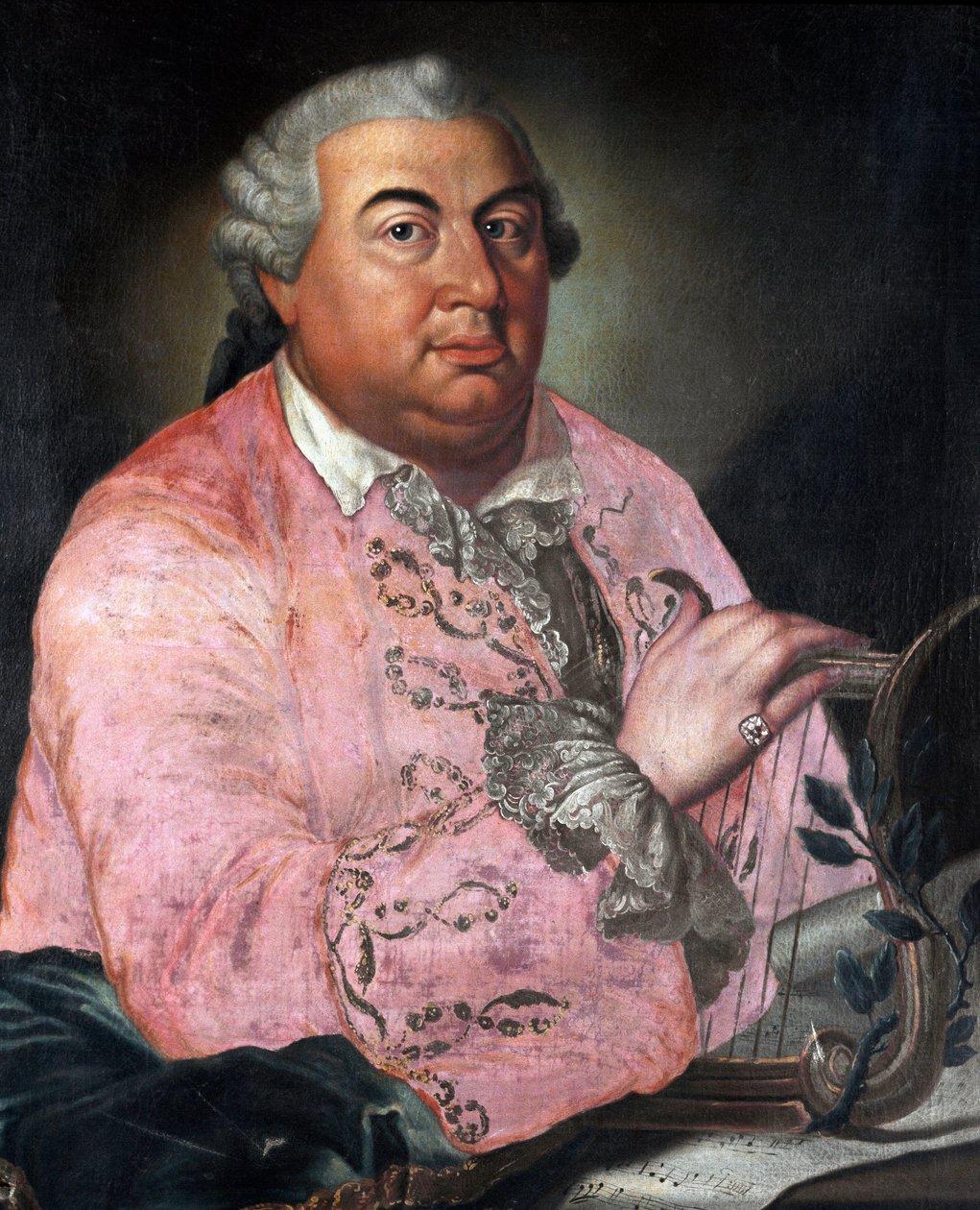 صورة للملحن الإيطالي نيكولو جوميلي (1714-1774) لوحة مجهولة المصدر. عام 1760 حول بولونيا والمتحف المدني والمكتبة الموسيقية بواسطة فنان غير معروف
