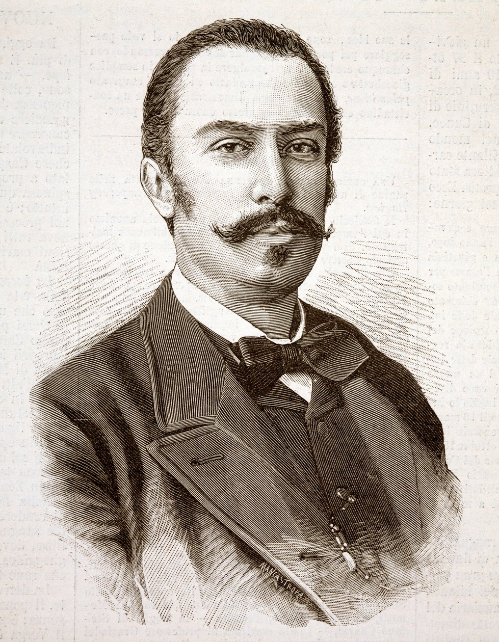 صورة للسياسي الإيطالي جيوفاني جيوليتي (1842-1928). بواسطة فنان غير معروف
