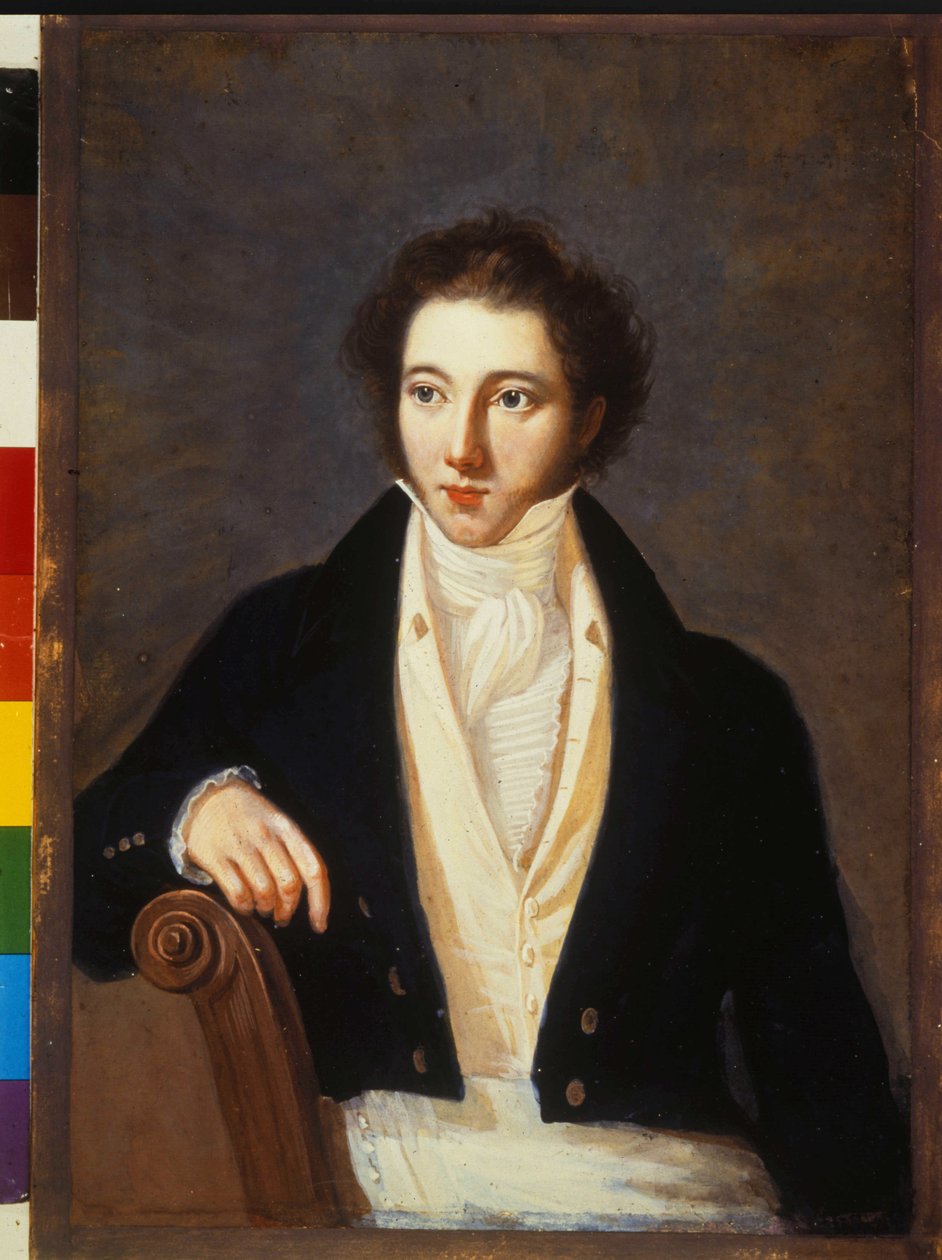 صورة للمؤلف فينسينزو بيليني (1801-1835). لوحة مجهولة. متحف مسرح لا سكالا. ميلان بواسطة فنان غير معروف