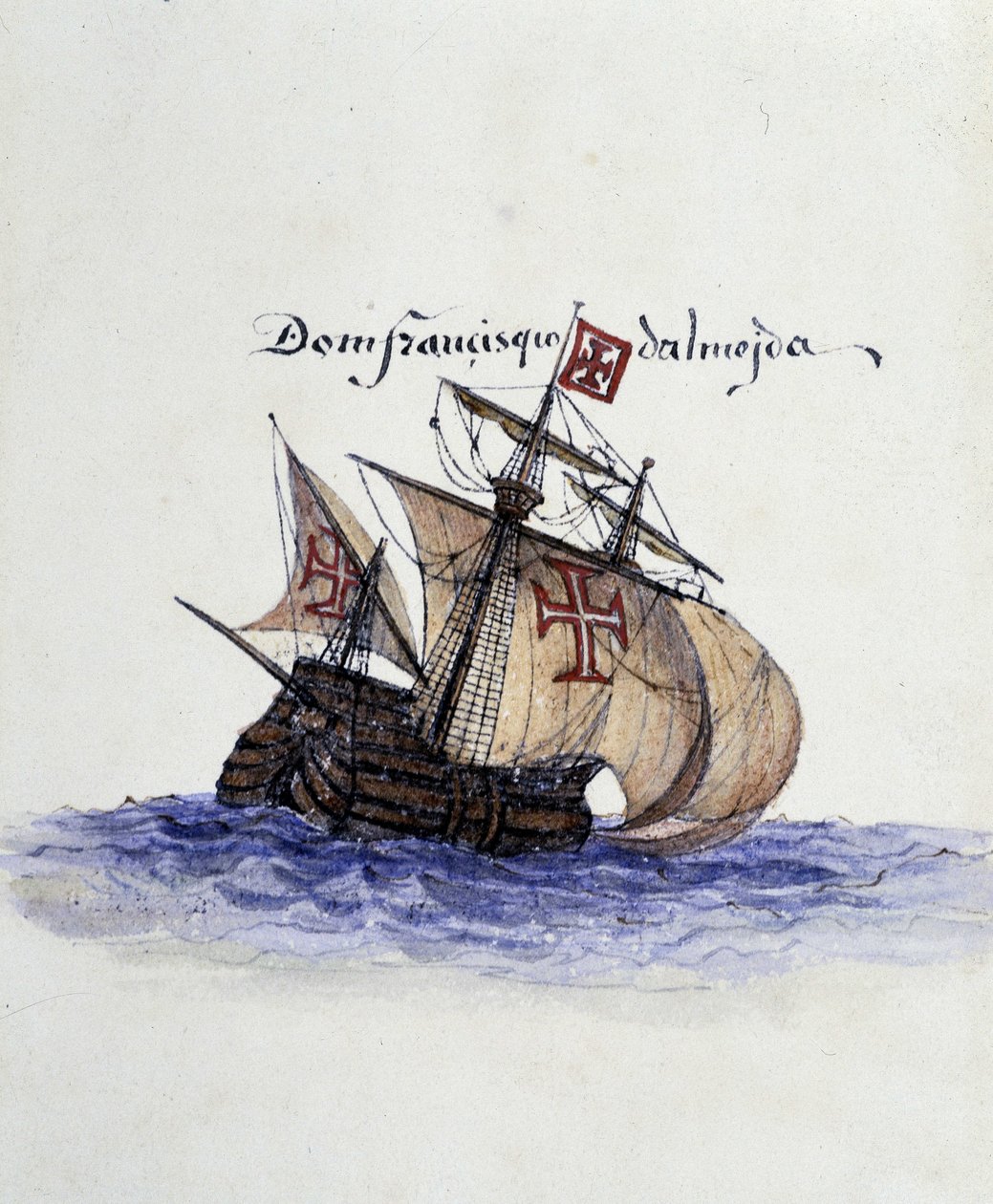 Portuguese Caravel بواسطة فنان غير معروف