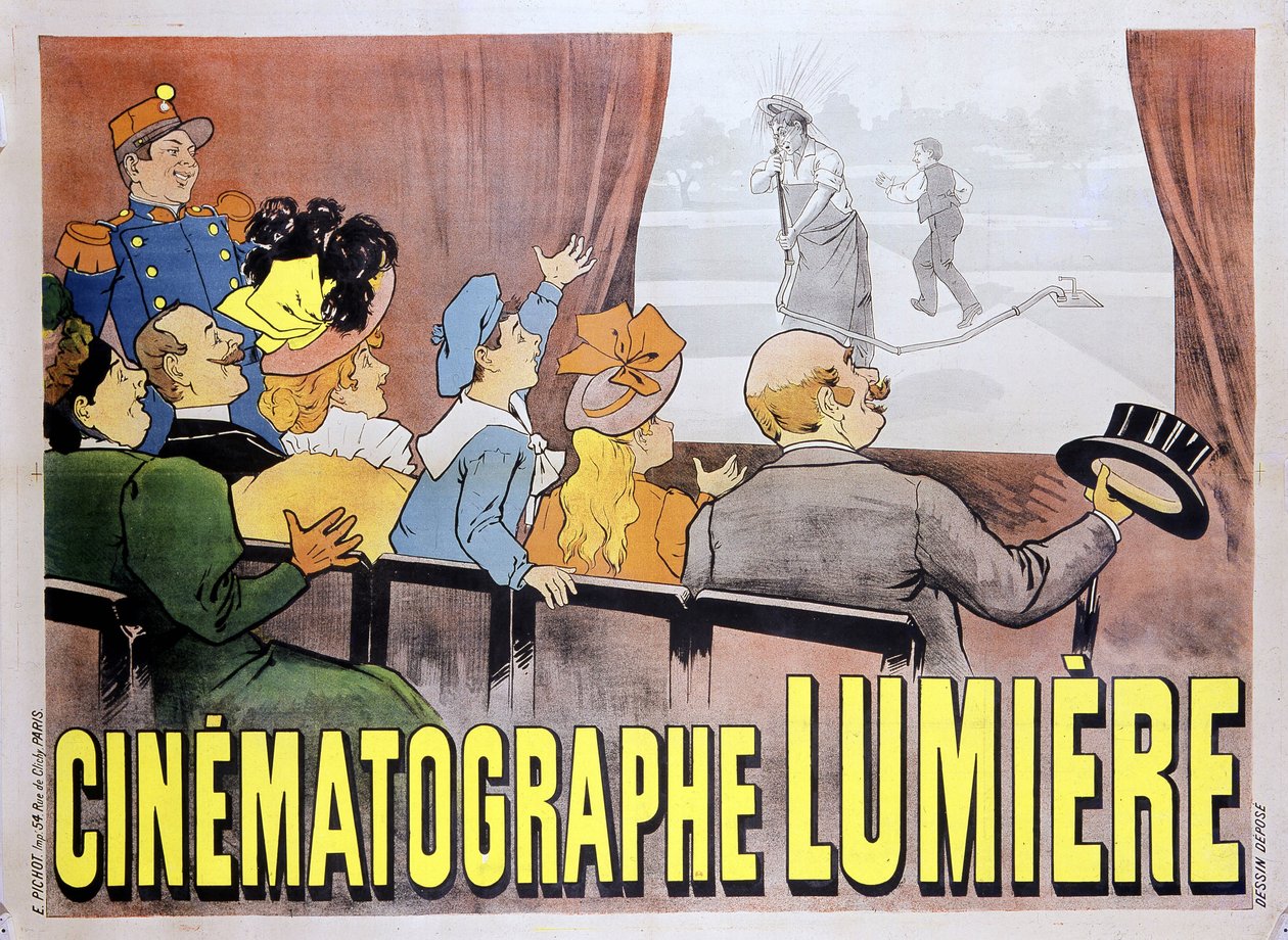Poster for the cinematographer of the brothers Light for the film “The watered sprinkler”, late 19th century بواسطة فنان غير معروف
