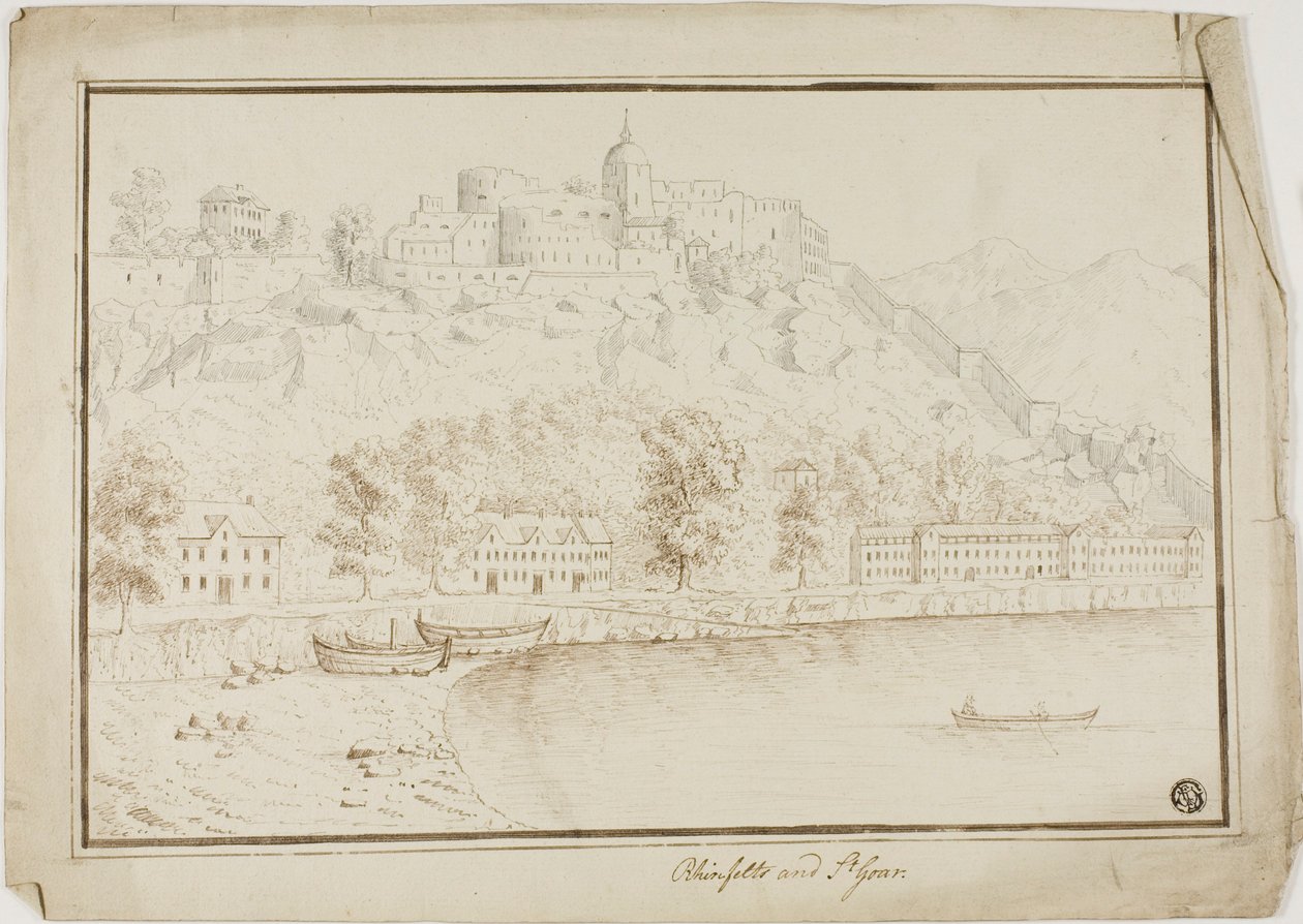 Rhinefelts و Saint Goar بواسطة فنان غير معروف