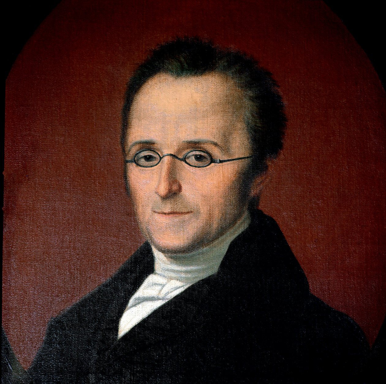 Risorgimento: “” Portrait of the Italian patriot Silvio Pellico (1789-1854)” Anonymous painting of the 19th century Saluzzo, Museo di Casa Cavassa بواسطة فنان غير معروف