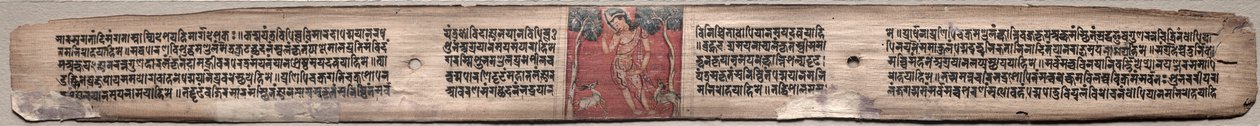 سودانا وزوج من الظباء: الورقة 37 (على التوالي) ، من Gandavyuha-sutra (الكتاب المقدس للصفيف الأعلى) بواسطة فنان غير معروف