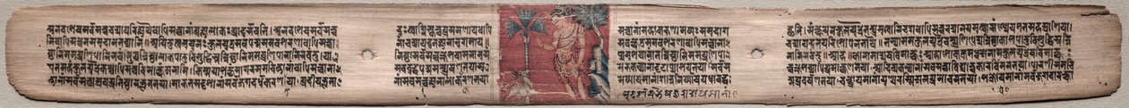 Sudhana and an Antelope: الورقة 73 (على التوالي) ، من Gandavyuha-sutra (الكتاب المقدس للصفيف الأعلى) بواسطة فنان غير معروف
