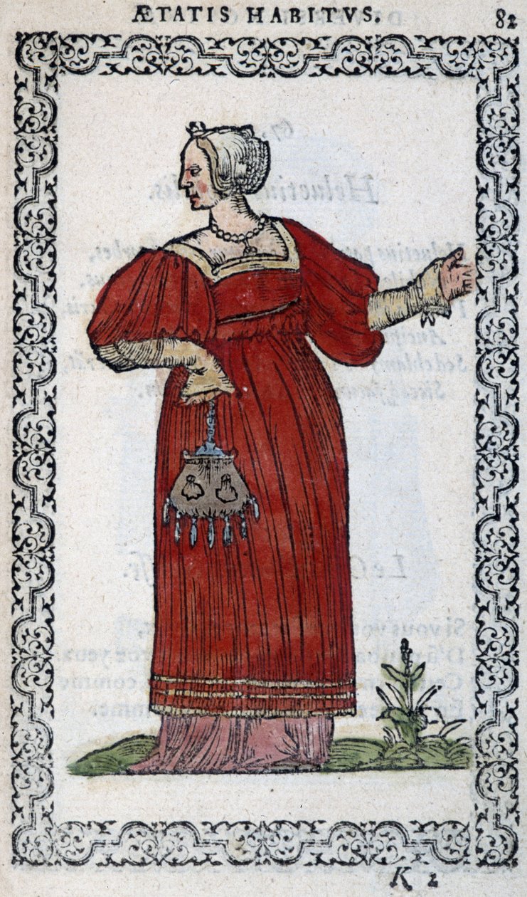 Swiss woman - in “” Habits et effigies”” by Jean Sulperius بواسطة فنان غير معروف
