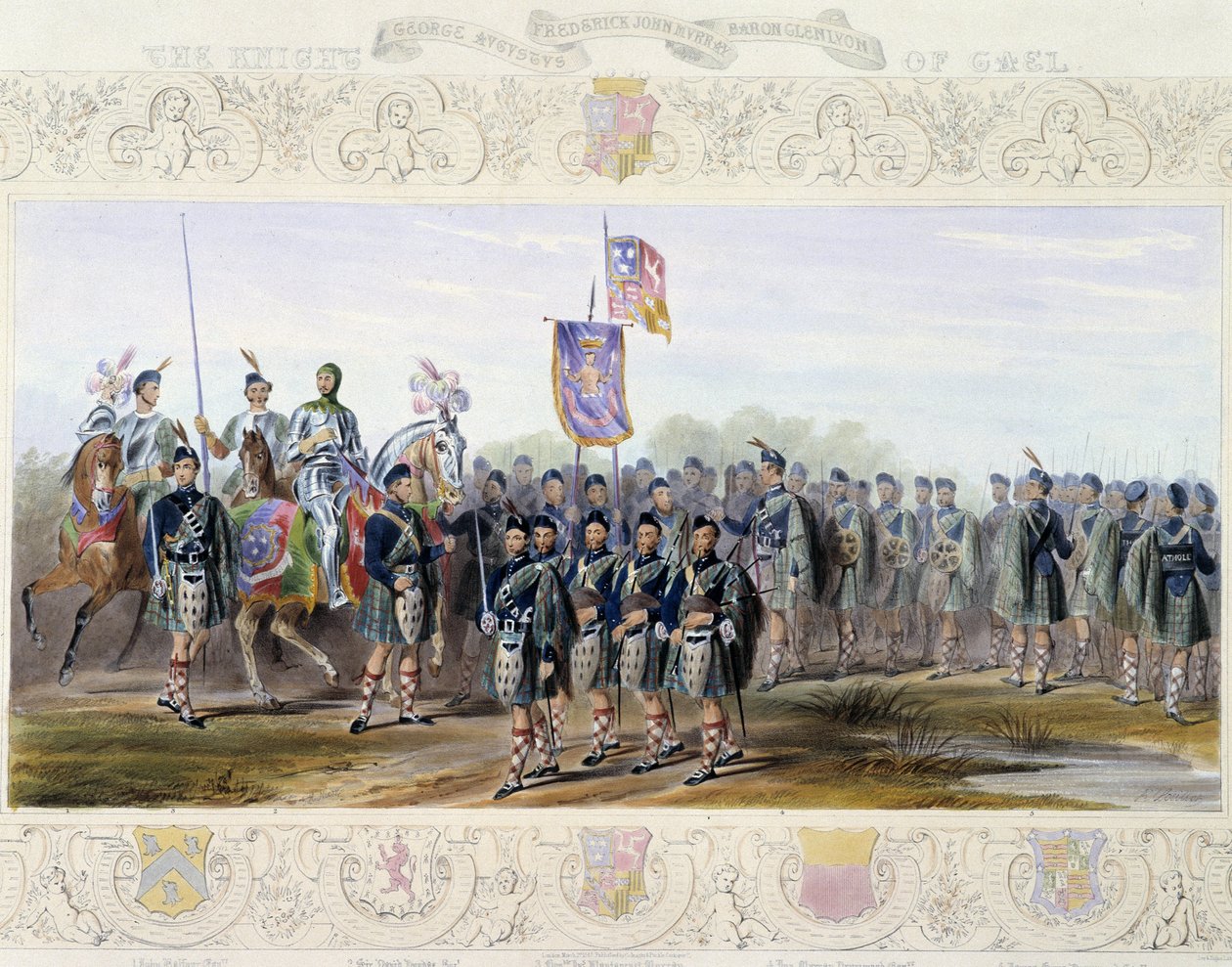 The Armee of Wales - في "" Knight of England "بقلم J. Whatman ، محرر. T. M