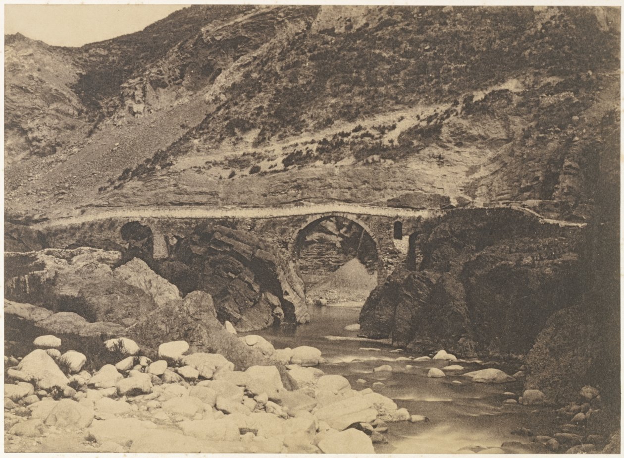 جسر Palalda (بالقرب من Amelie Les-Bains) بواسطة فنان غير معروف