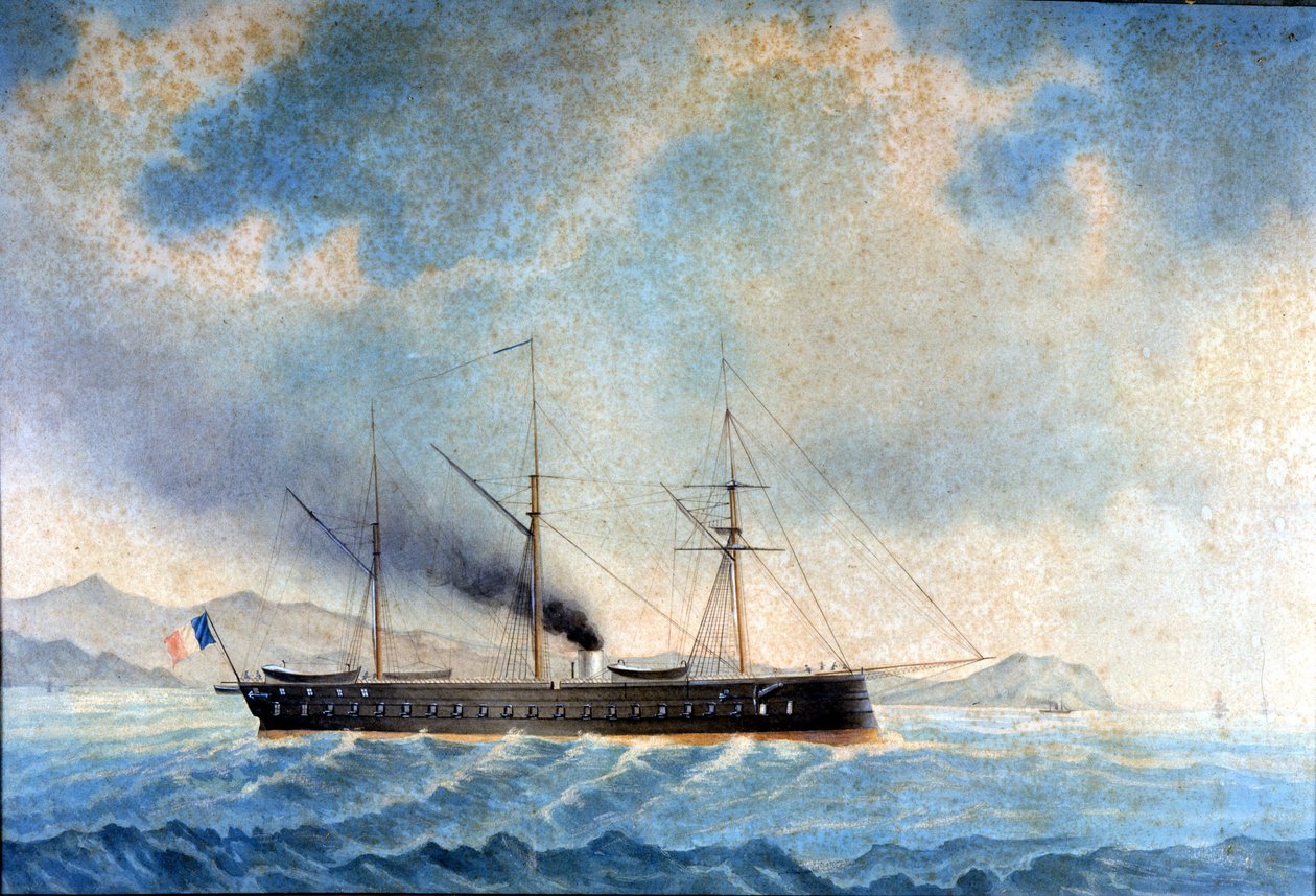 المجد الفرقاطة. 1859. بواسطة فنان غير معروف