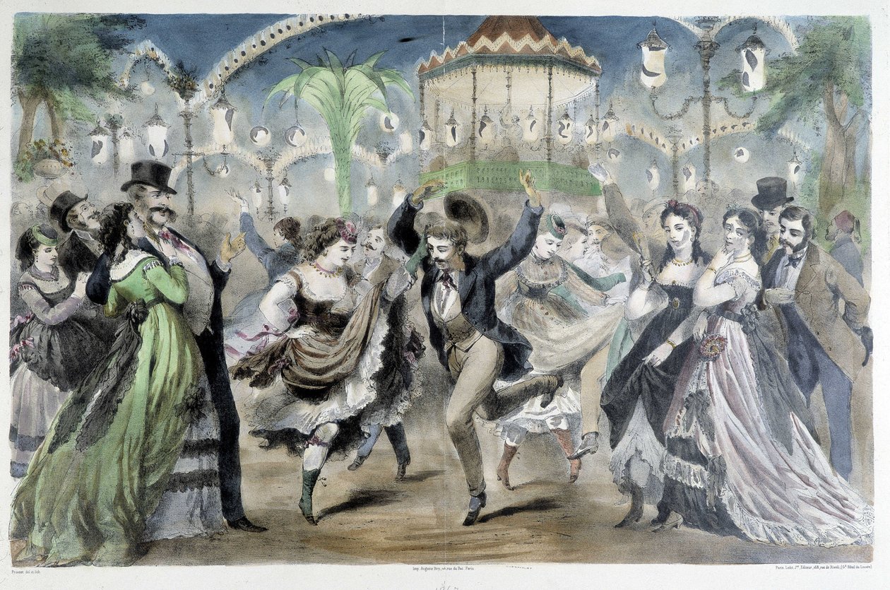 The Mabille Ball بواسطة فنان غير معروف