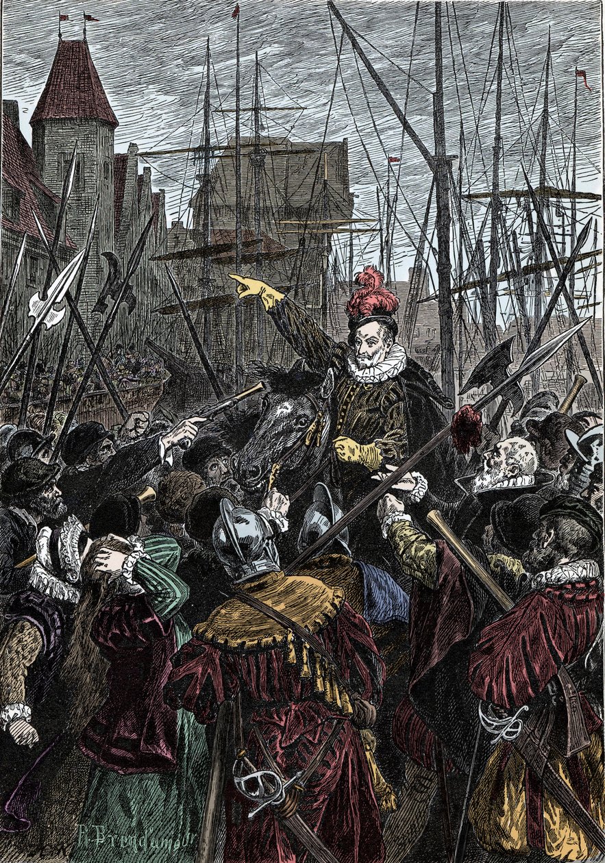 أمير أورانج في تولوز - الأمير ويليام الثالث أمير أورانج ناسو (1650-1702) ، ملك إنجلترا في تولوز (فرنسا) بواسطة فنان غير معروف