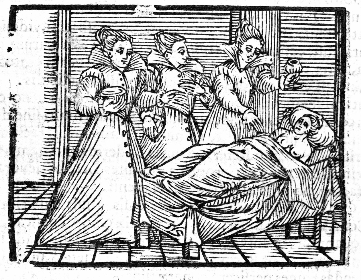 وفاة الساحرة من قبل فرانشيسكو جواشيو "" خلاصة وافية Maleficarum "" ميلان 1608. بواسطة فنان غير معروف