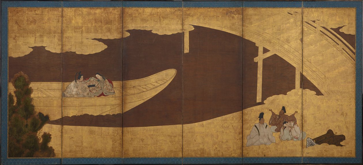 Ukifune ، من حكاية جينجي بواسطة فنان غير معروف