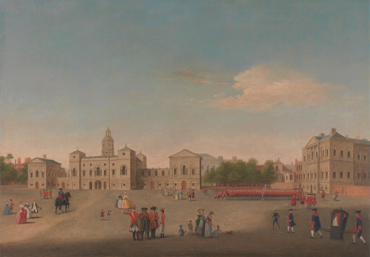 منظر لـ Horse Guards و Whitehall بواسطة فنان غير معروف