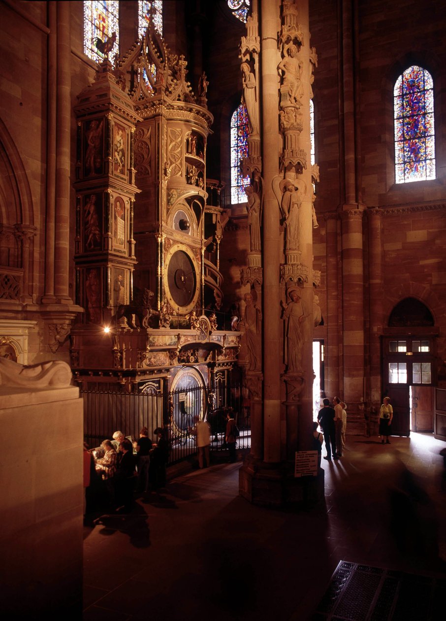 View of the astronomical clock of the cathedral of Strasbourg. Bas Rhin (67) بواسطة فنان غير معروف