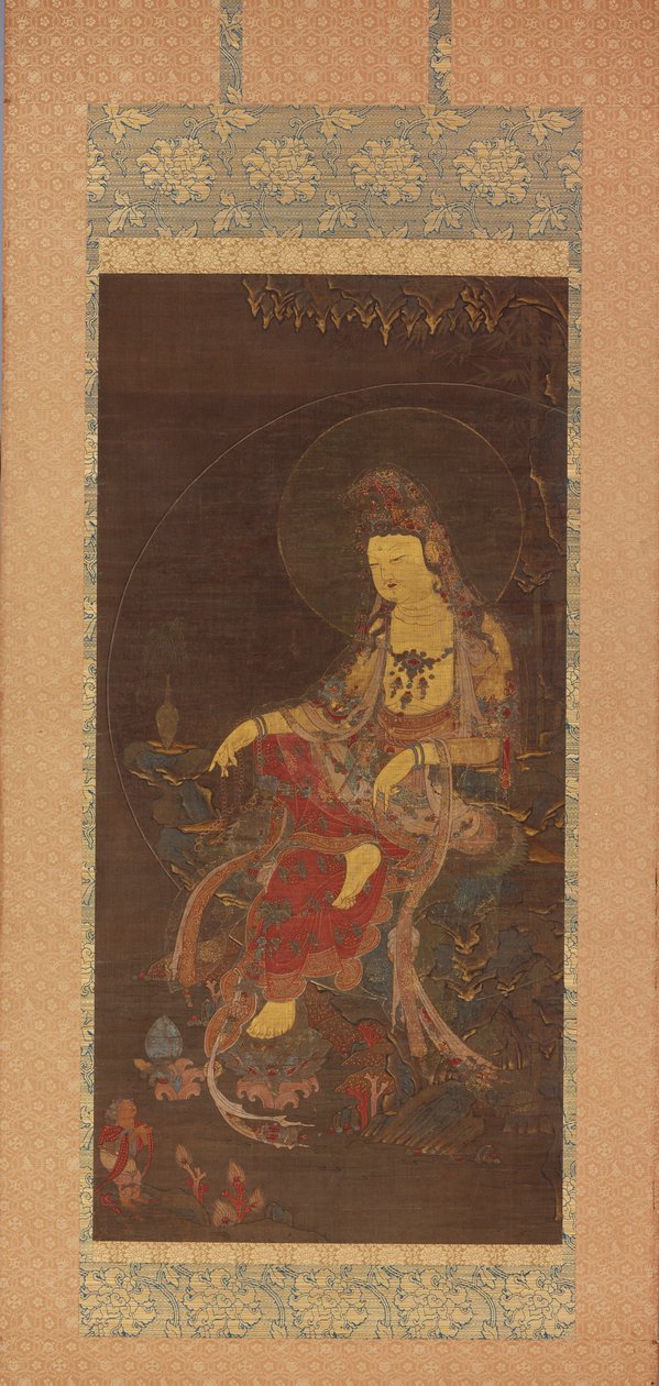 Water-Moon Avalokiteshvara (Suwol Gwaneum bosal) بواسطة فنان غير معروف