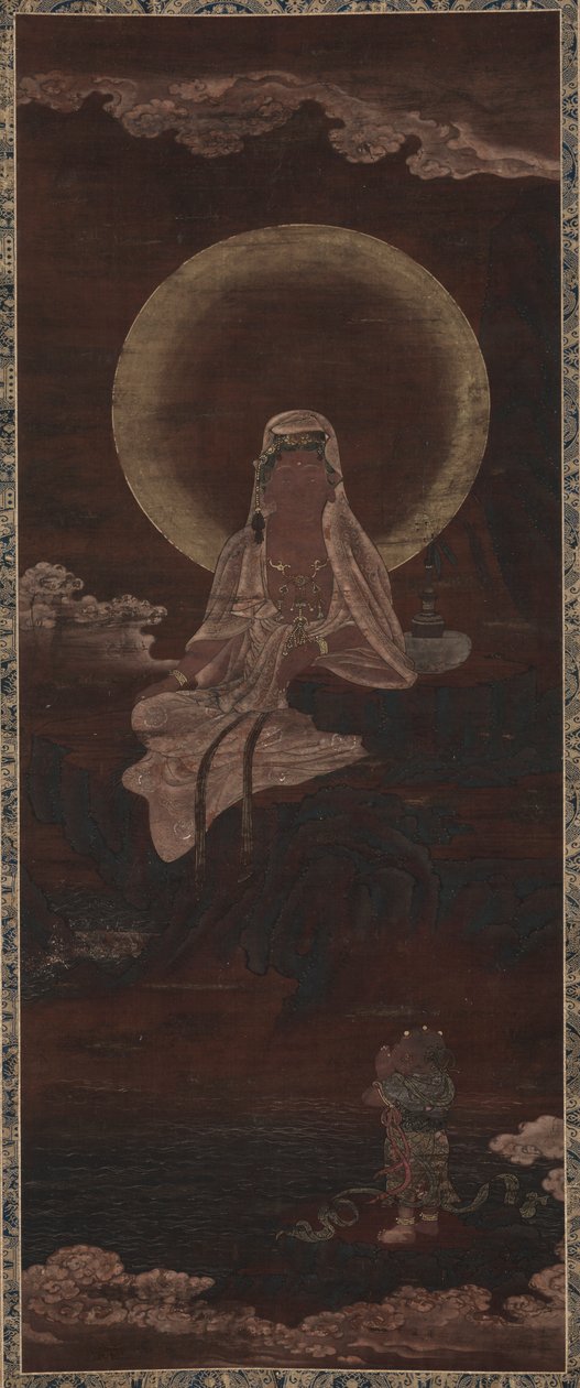 الماء ص أيضًا على كانون (Water Moon Kannon) بواسطة فنان غير معروف