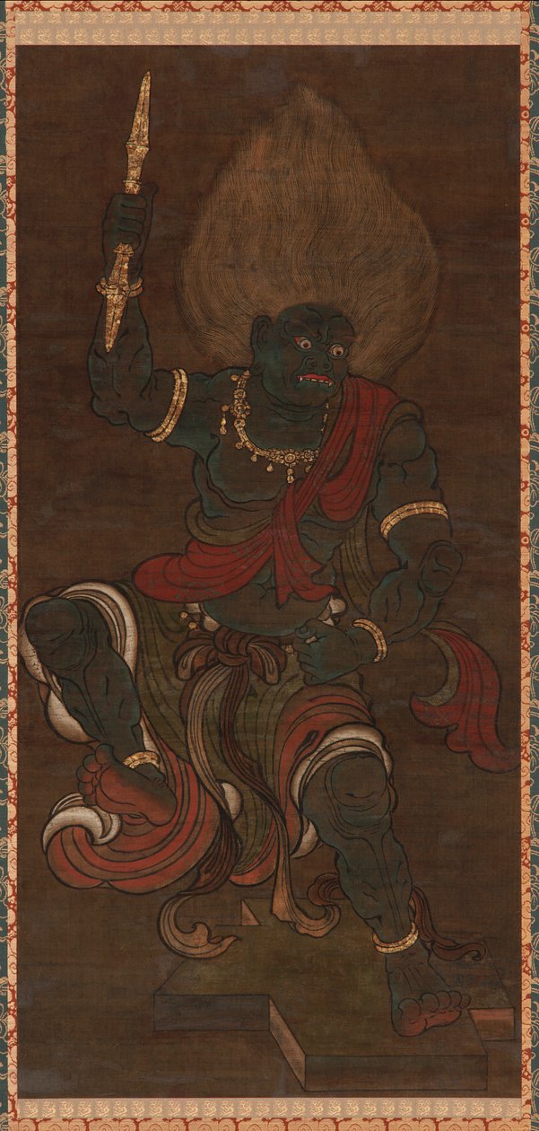 Yaksa شكل من Vajrapani (Blue Fudo) بواسطة فنان غير معروف