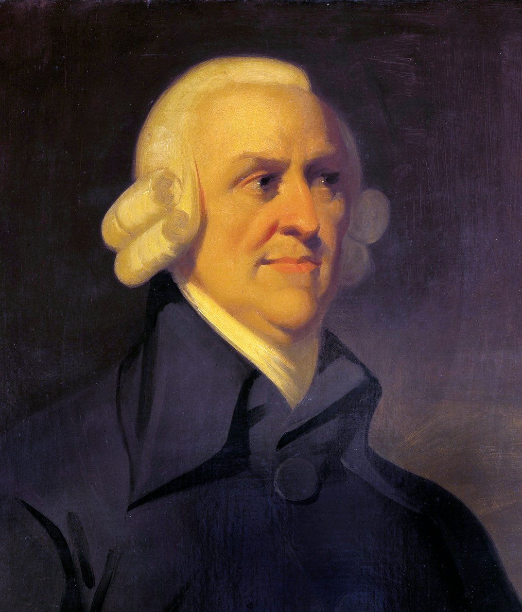 deatail de "صورة آدم سميث" (1723-1790) - مجهول - 1795 - زيت على قماش - 77،9x64،5 - معرض اسكتلندا الوطني ، إدنبرة بواسطة فنان غير معروف