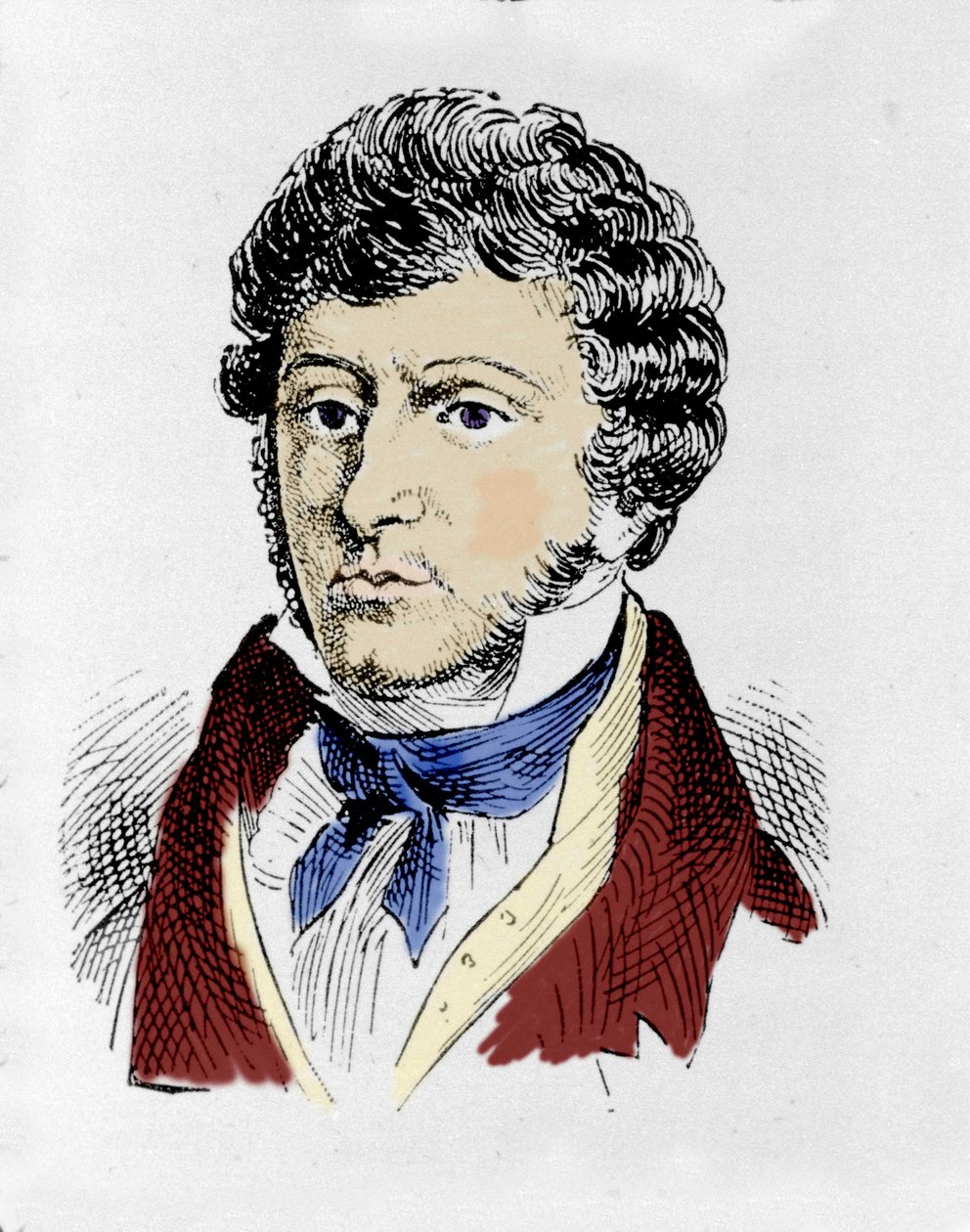 صورة للملحن الأيرلندي جون فيلد (1782 - 1837). بواسطة فنان غير معروف