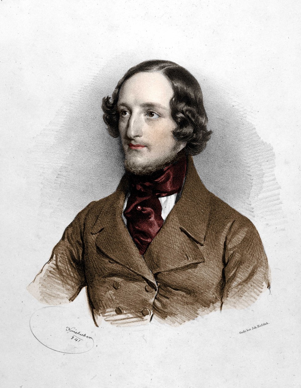 صورة للمؤلف الموسيقي سيغيسموند ثالبرج (1812-1871). بواسطة فنان غير معروف