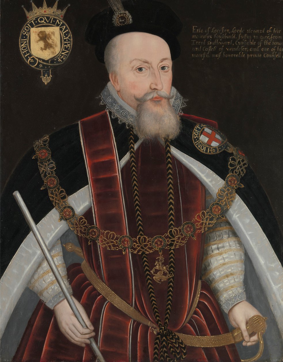 روبرت دادلي ، إيرل ليستر الأول (1532 / 3–1588) بواسطة فنان غير معروف ، القرن السادس عشر