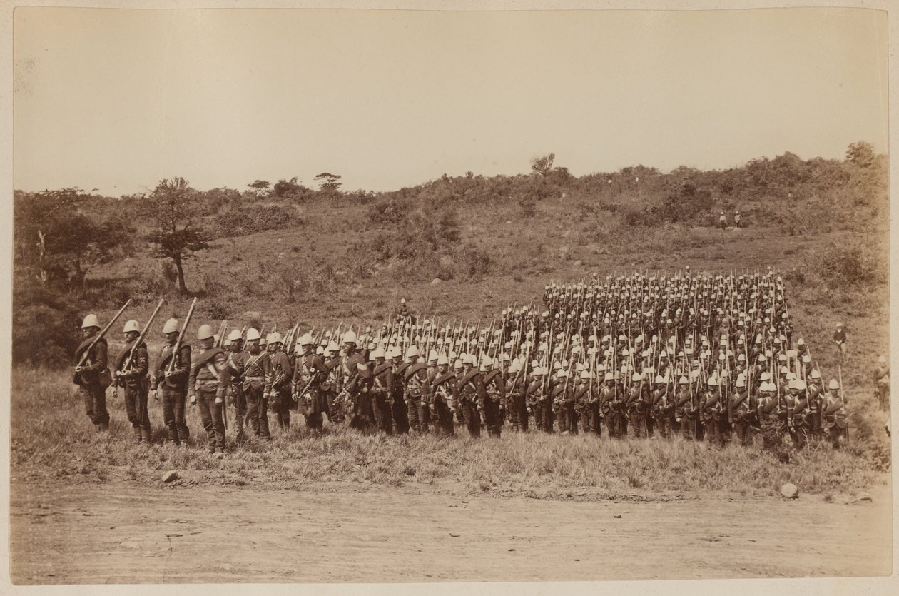 91 المرتفعات العائدة من زولولاند 1879 (b / w photo) بواسطة مصور غير معروف