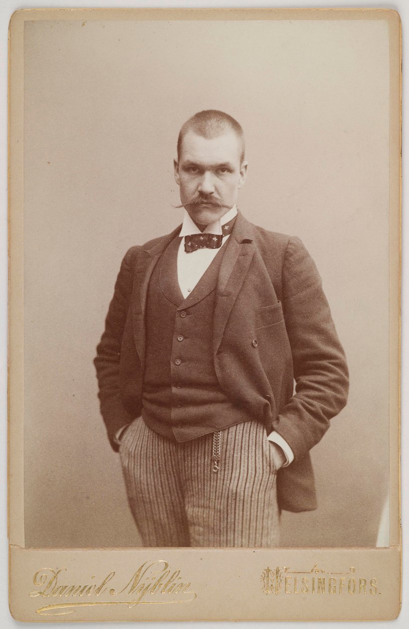 Akseli Gallen Kallela (1867-1931) - Akseli Gallen-Kallela - مجهول. تصوير بواسطة مصور غير معروف