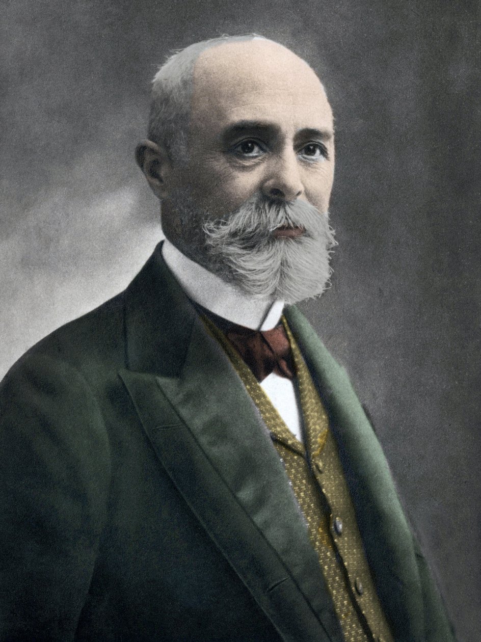 أنطوان هنري (أنطوان هنري) بيكريل (1852-1908) عالم فيزياء إنجليزي بواسطة مصور غير معروف