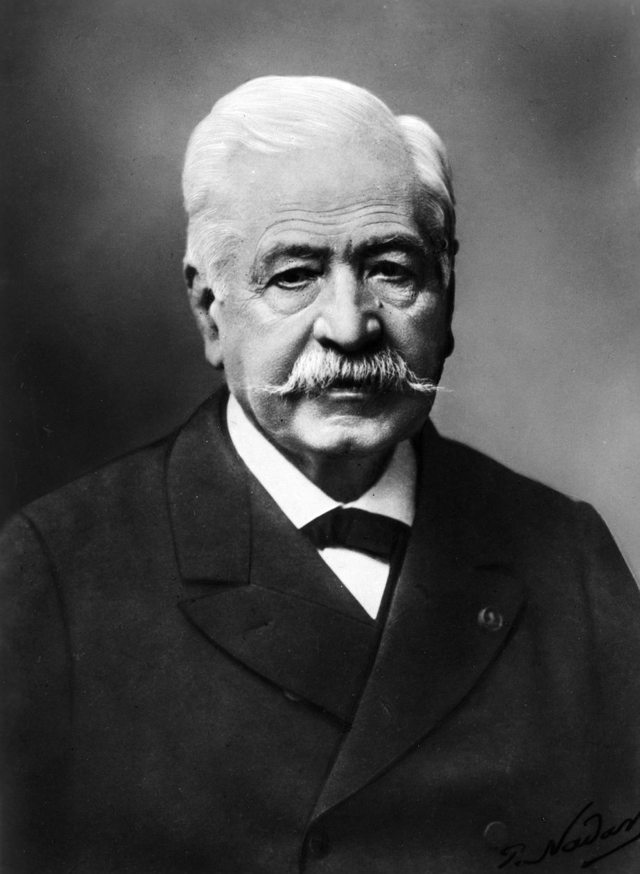 فرديناند دي ليسبس (1805-1894) ، دبلوماسي ومسؤول فرنسي. بواسطة مصور غير معروف
