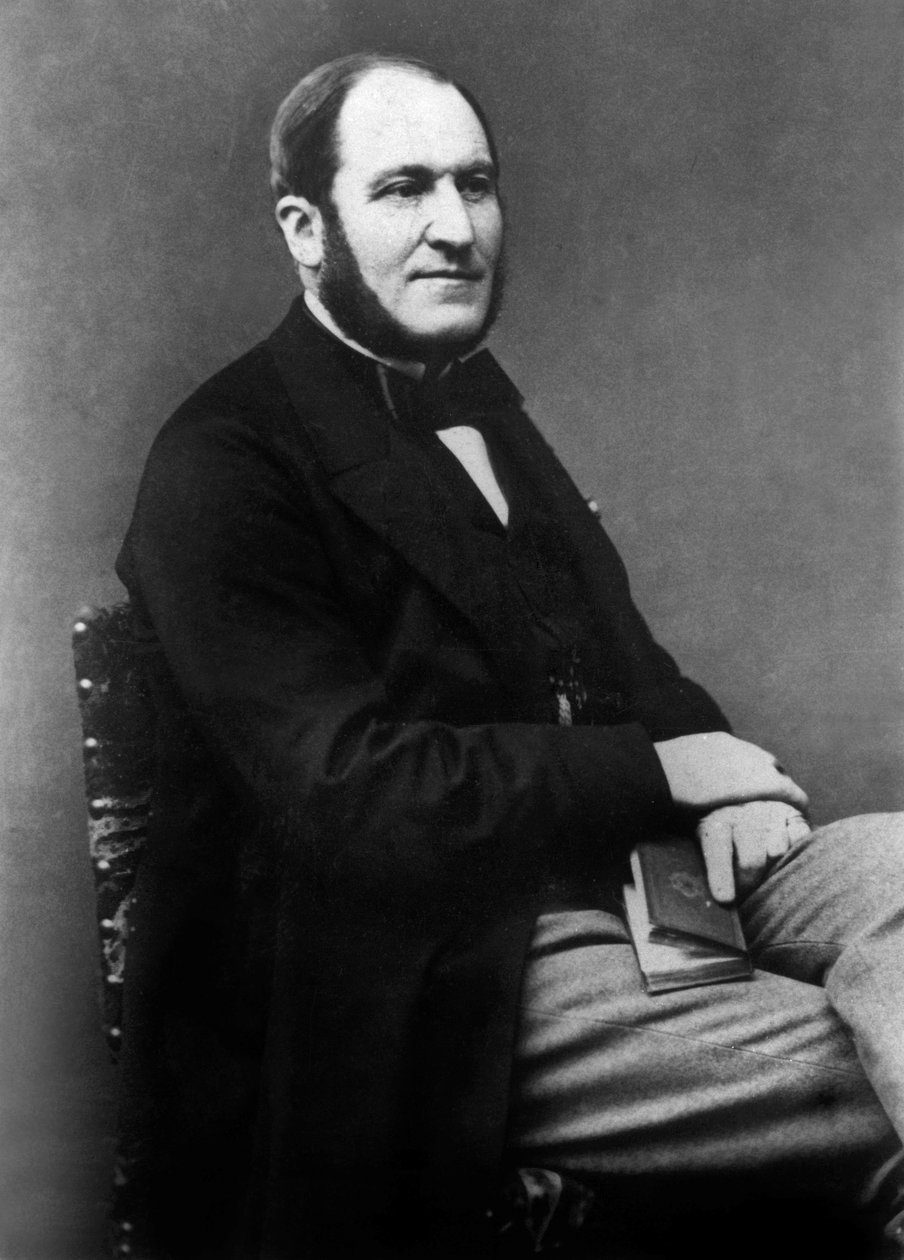 جورج يوجين هوسمان (1809-1891) سياسي فرنسي كان مسؤولاً عن تخطيط المدن في باريس خلال الإمبراطورية الثانية بواسطة مصور غير معروف