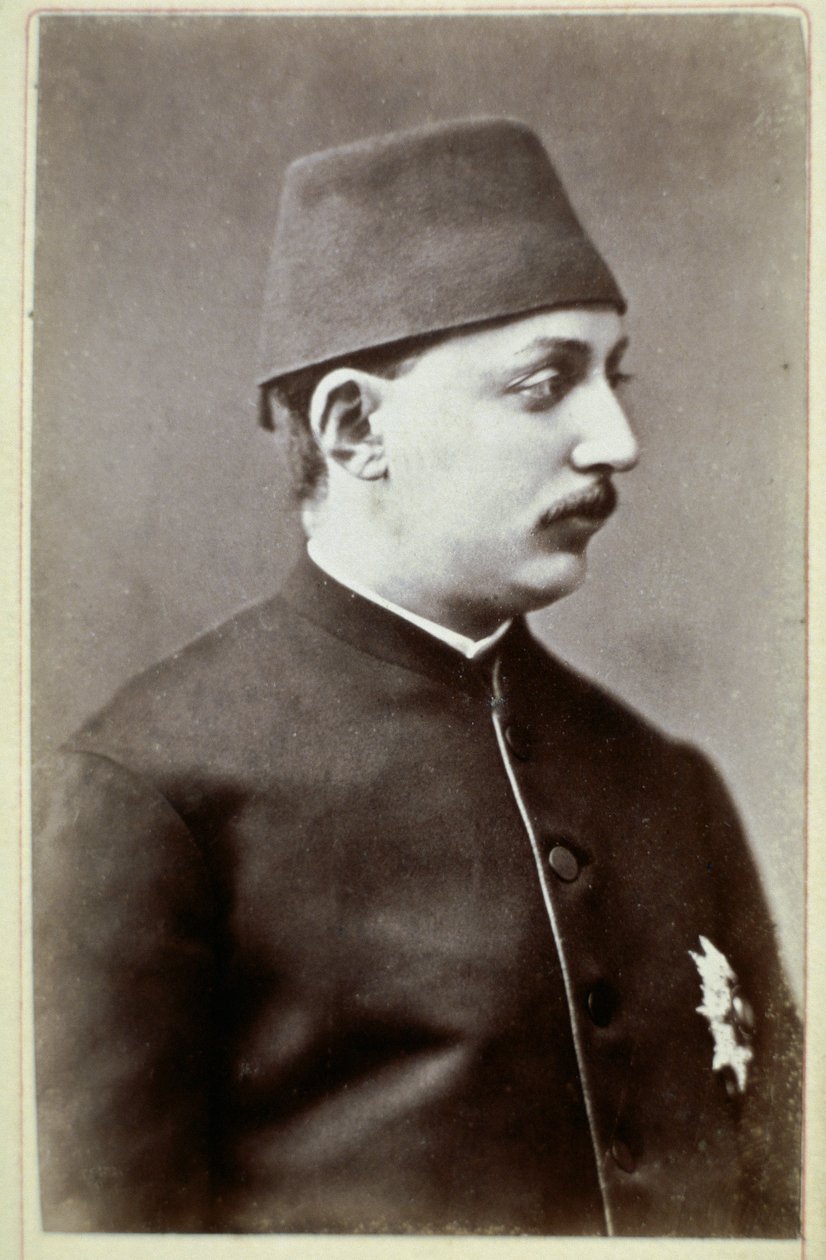 الإمبراطورية العثمانية: صورة السلطان مراد الخامس (1840-1904) "تصوير. 1876 أنقرة ، الجمعية التاريخية التركية تركيا بواسطة مصور غير معروف