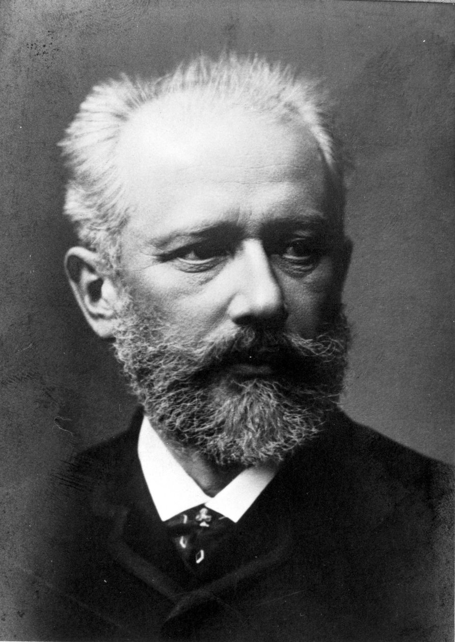 Piotr أو Petr Ilyich Tchaikovsky (1840 - 1893) ، ملحن روسي. صورة القرن التاسع عشر. بواسطة مصور غير معروف