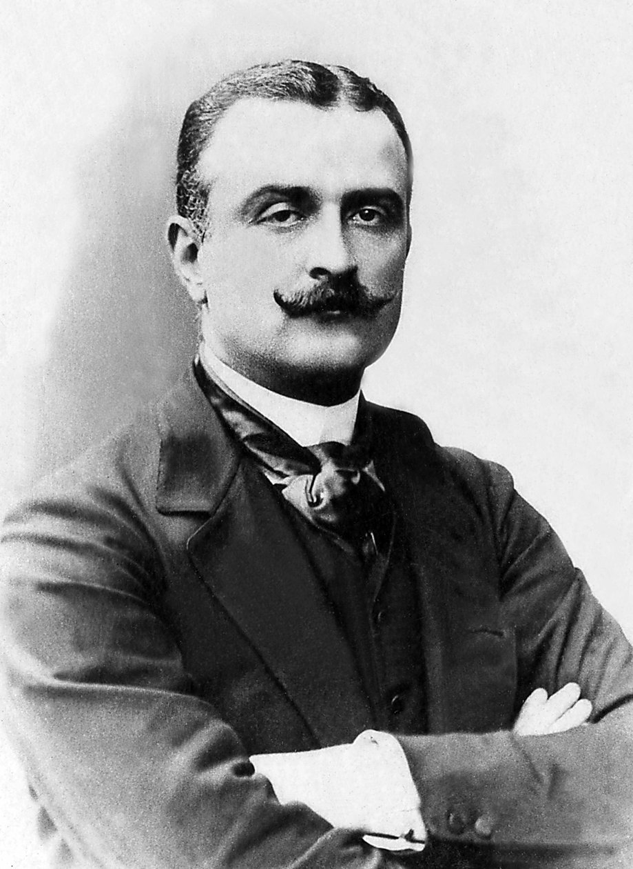 Portrait Marquis Antoine de Mores (1858-1896) ، مغامر فرنسي. بواسطة مصور غير معروف