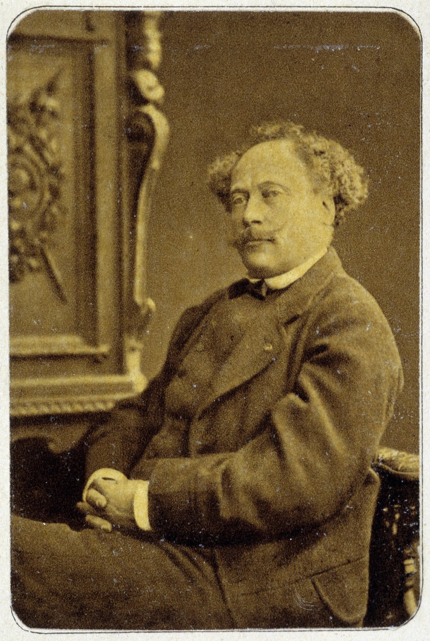 صورة ألكسندر دوماس جونيور (1824 - 1895) عام 1884 بواسطة مصور غير معروف