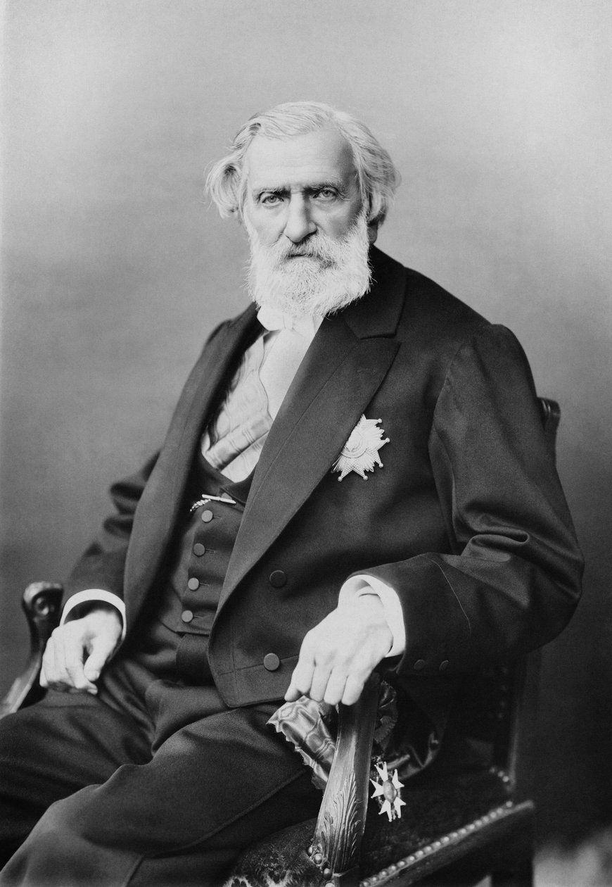 صورة أمبرواز توماس (1811-1896) ، الملحن الفرنسي. بواسطة مصور غير معروف