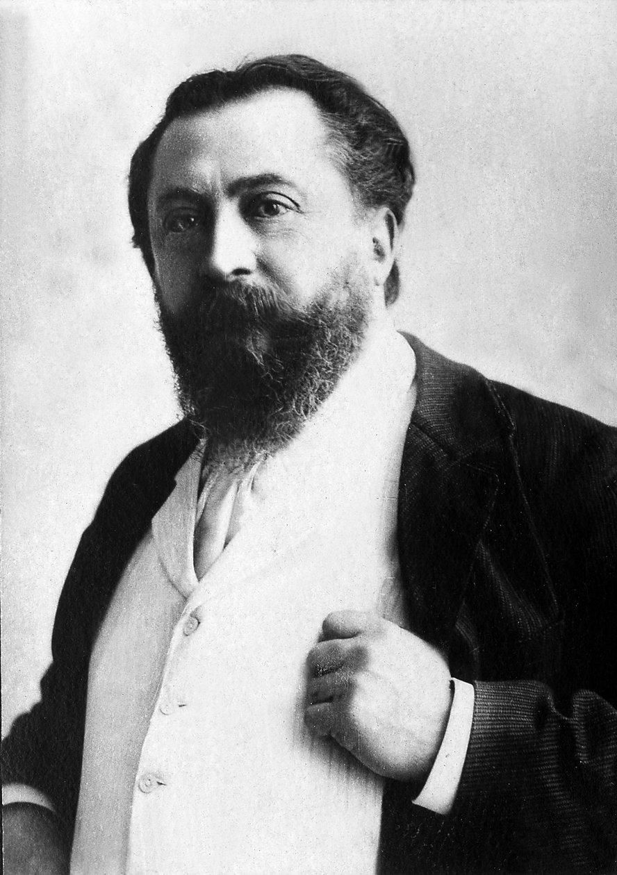 صورة لكاتول مينديز (1841-1909) ، الشاعر الفرنسي. بواسطة مصور غير معروف