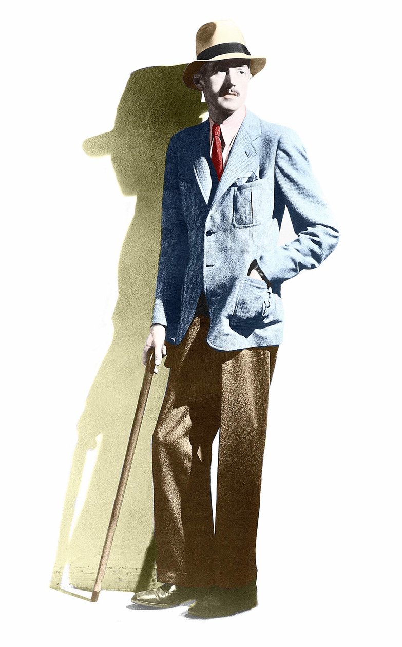 صورة لداشيل هاميت (1894-1961) ، كاتب أمريكي. بواسطة مصور غير معروف