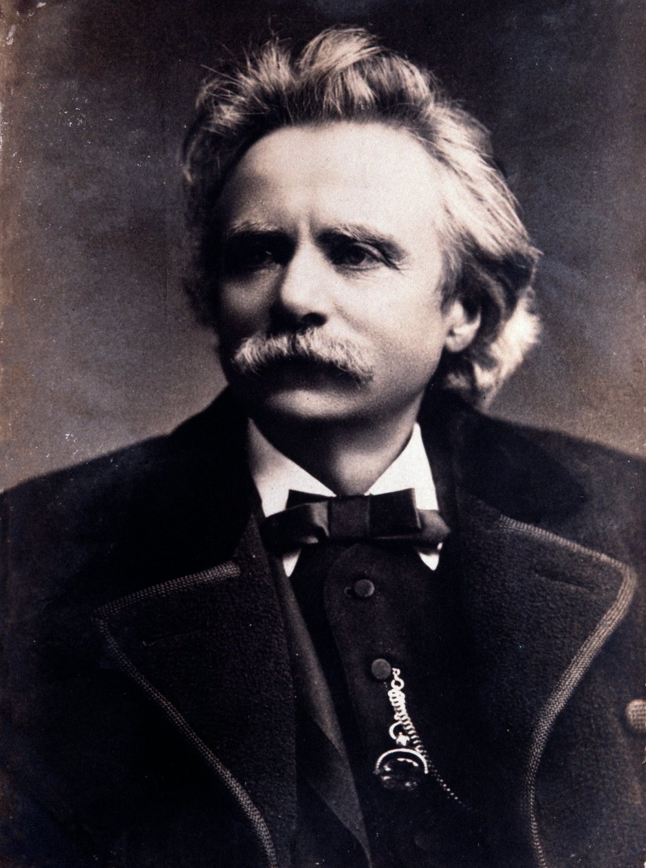 صورة لإدوارد جريج (1843-1907) صورة الملحن النرويجي. القرن ال 19. ميلان ، مكتبة ديل كونسيرفاتوريو بواسطة مصور غير معروف
