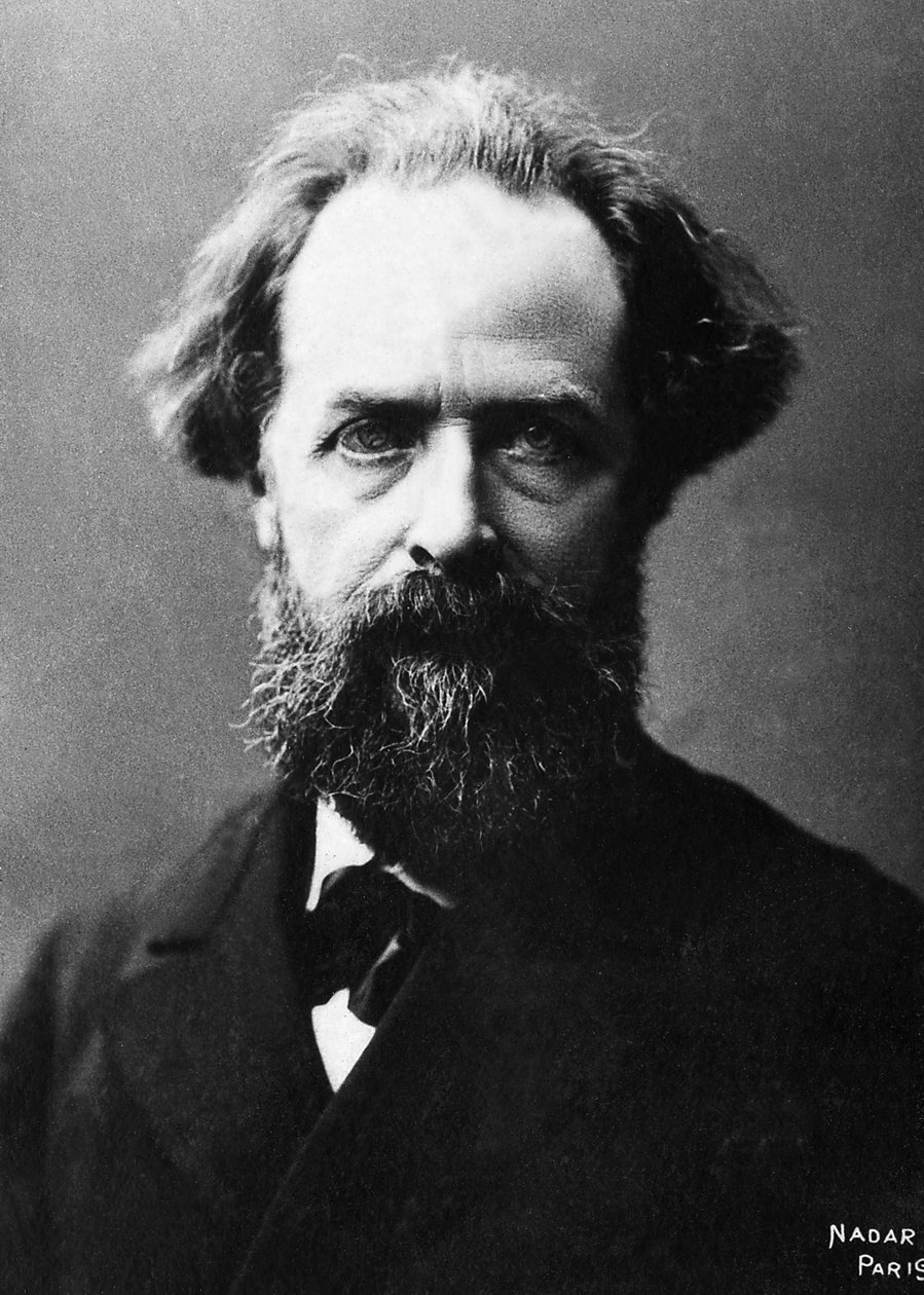 Portrait of Elysee (Elisee) Reclus (1830-1905), geographer, anarchist militant. بواسطة مصور غير معروف