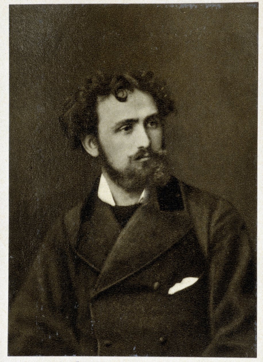 Portrait of Eugène Delacroix (1798 - 1863) in 1854. بواسطة مصور غير معروف
