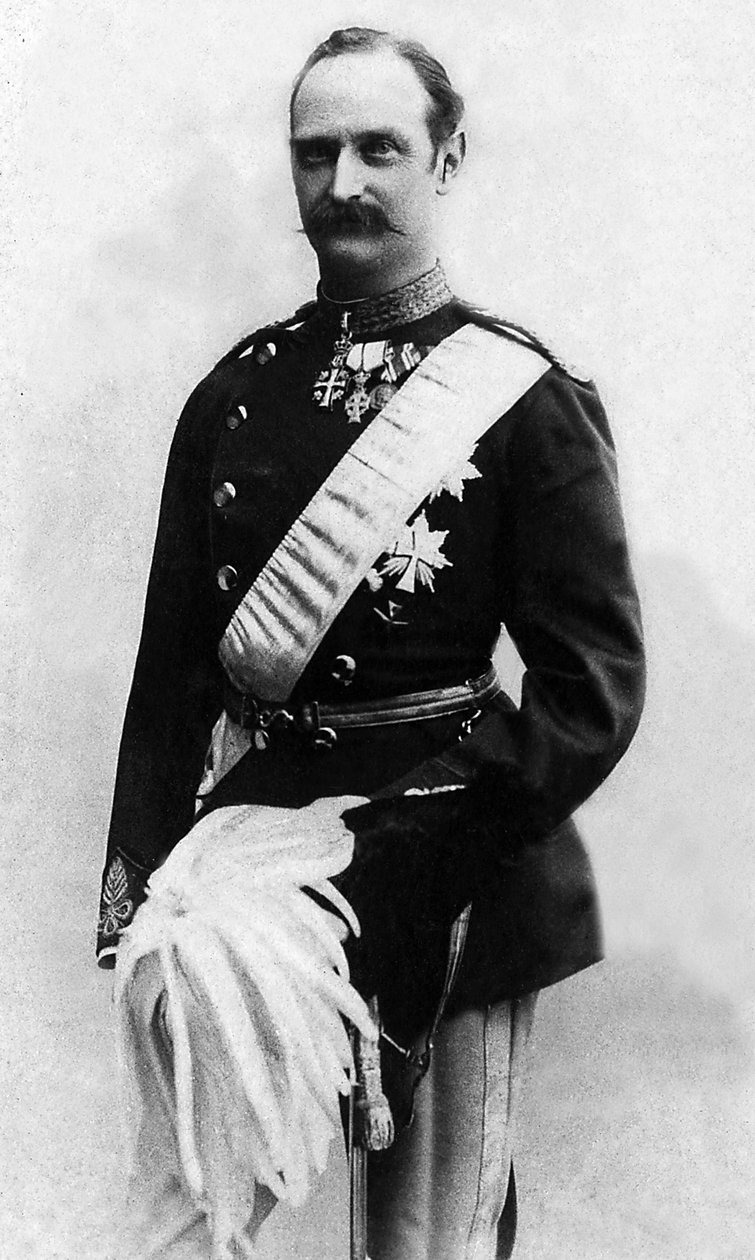 Portrait of Frederic von Oldenburg (1843-1912) known as Frederic VIII, King of Denmark from 1906 to 1912. بواسطة مصور غير معروف