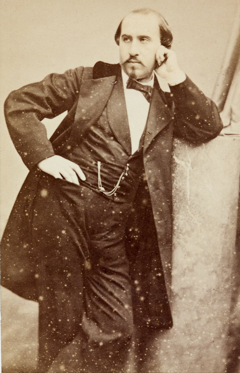 صورة لغابرييل فوري ، حوالي عام 1860 (صورة بالأبيض والأسود) بواسطة مصور غير معروف