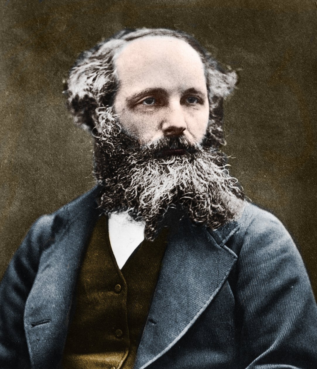 صورة لجيمس كلرك ماكسويل (1831-1879) فيزيائي اسكتلندي بواسطة مصور غير معروف