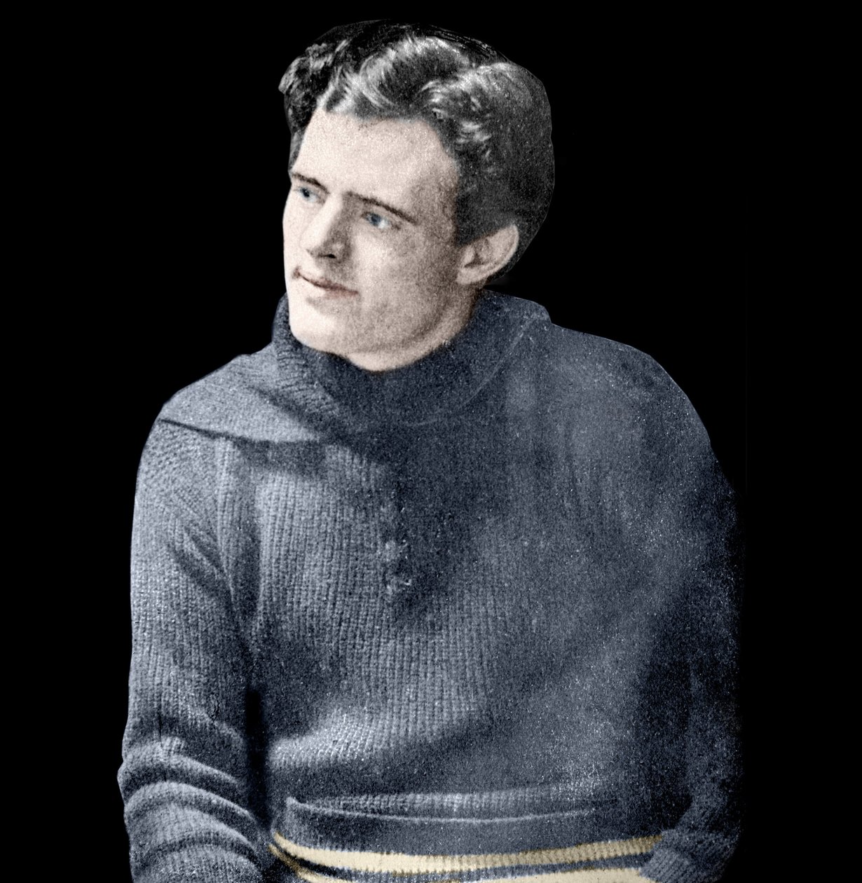 صورة لجاك لندن (1876-1916) ، الروائي الأمريكي. بواسطة مصور غير معروف