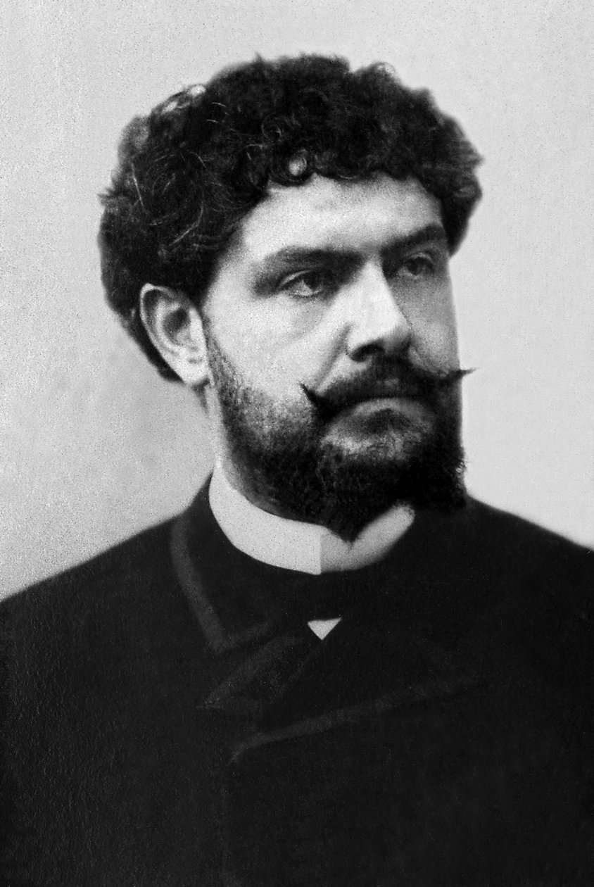 صورة جان ريتشبين (1849-1926) ، شاعر وكاتب وروائي فرنسي. بواسطة مصور غير معروف