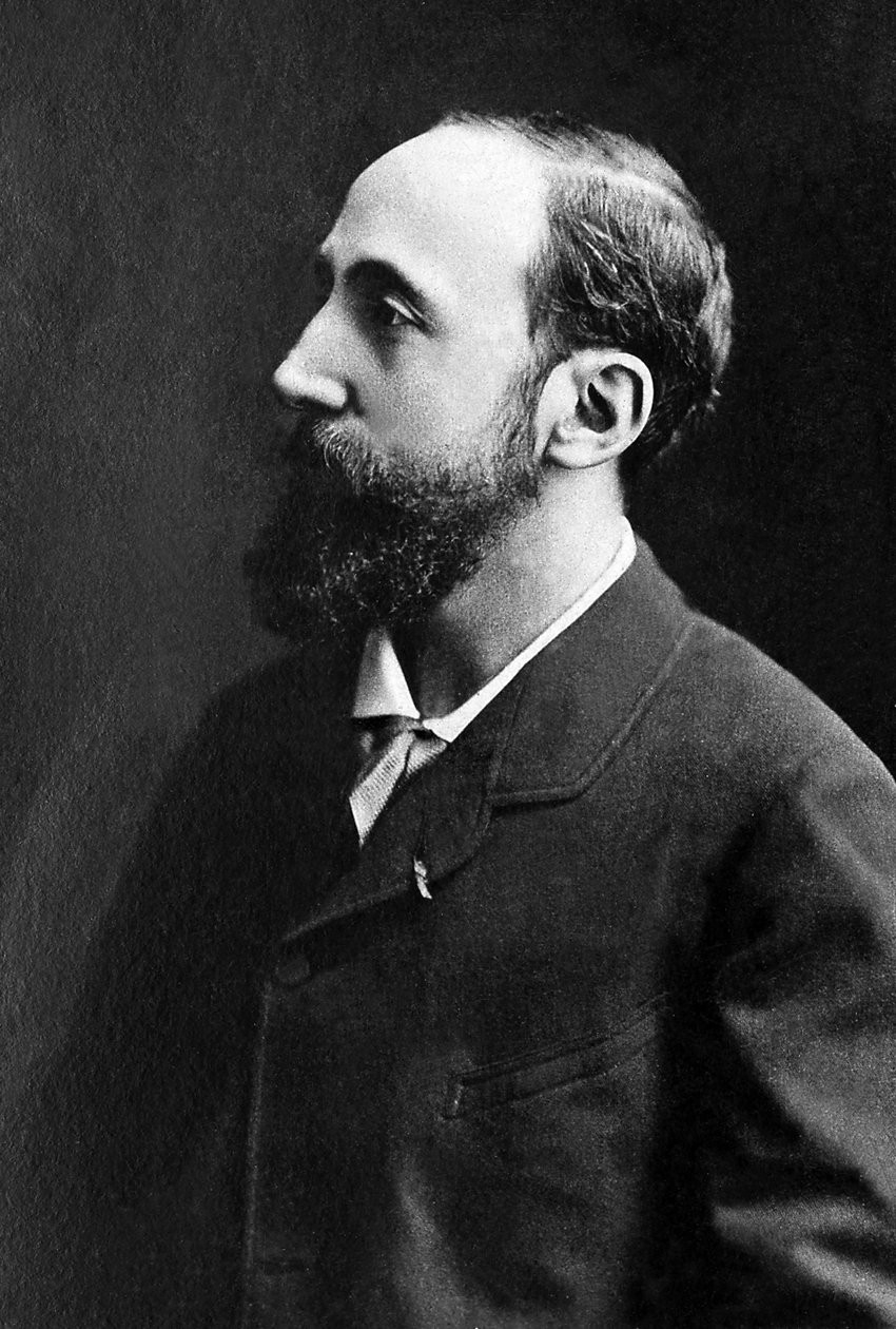 صورة لجول كلاريتي (1840-1888) ، الروائي الفرنسي. بواسطة مصور غير معروف