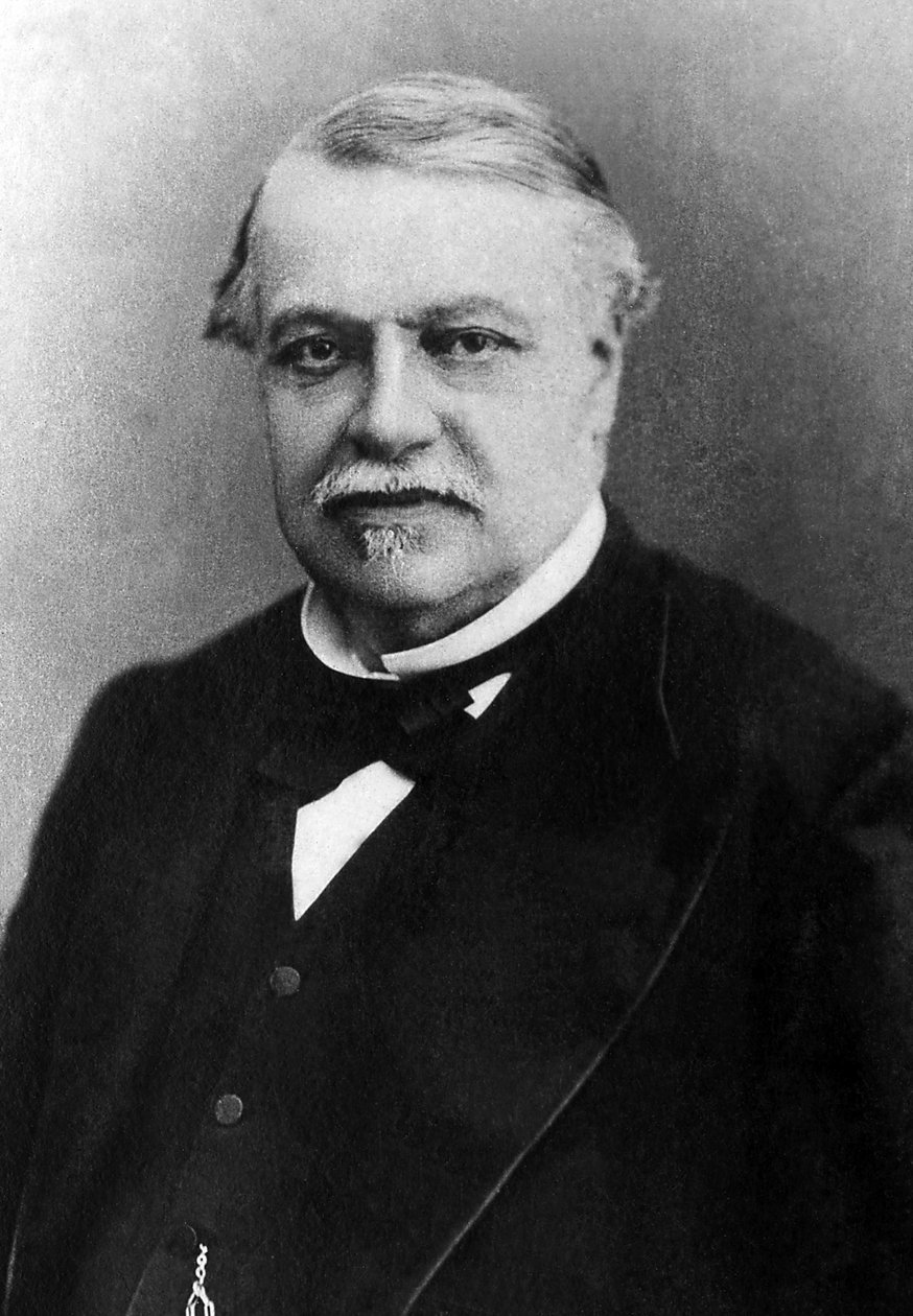 صورة ليون ساي (1826-1896) ، سياسي بيكر فرنسي. بواسطة مصور غير معروف