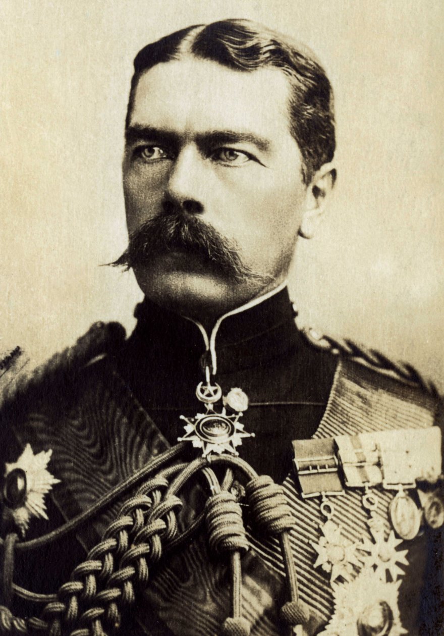 صورة للورد كتشنر من كارثوم (1850-1916) ، عسكري إنجليزي. بواسطة مصور غير معروف