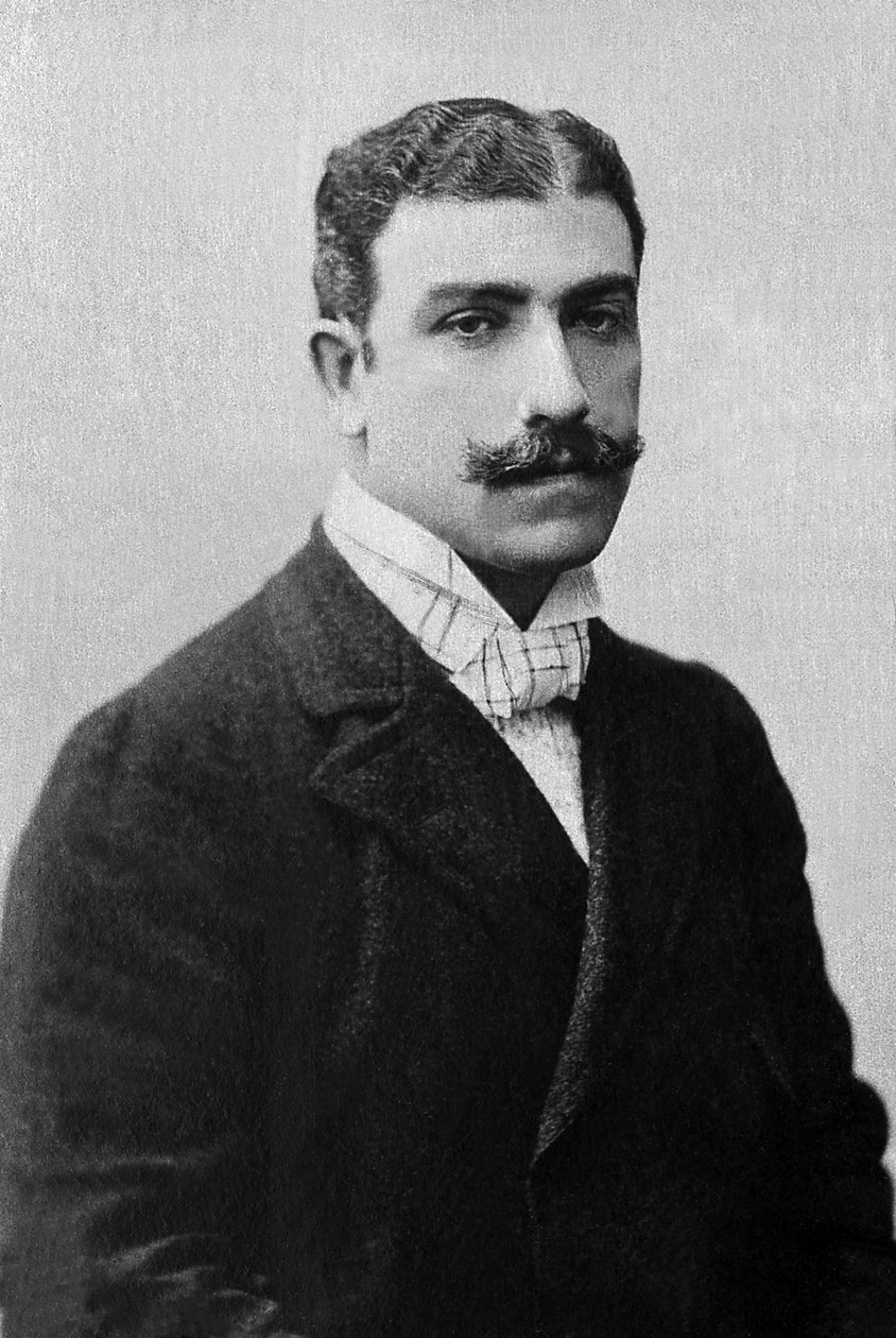 صورة لوسيان جيرمان جيتري (1860-1925) ، ممثل فرنسي. بواسطة مصور غير معروف